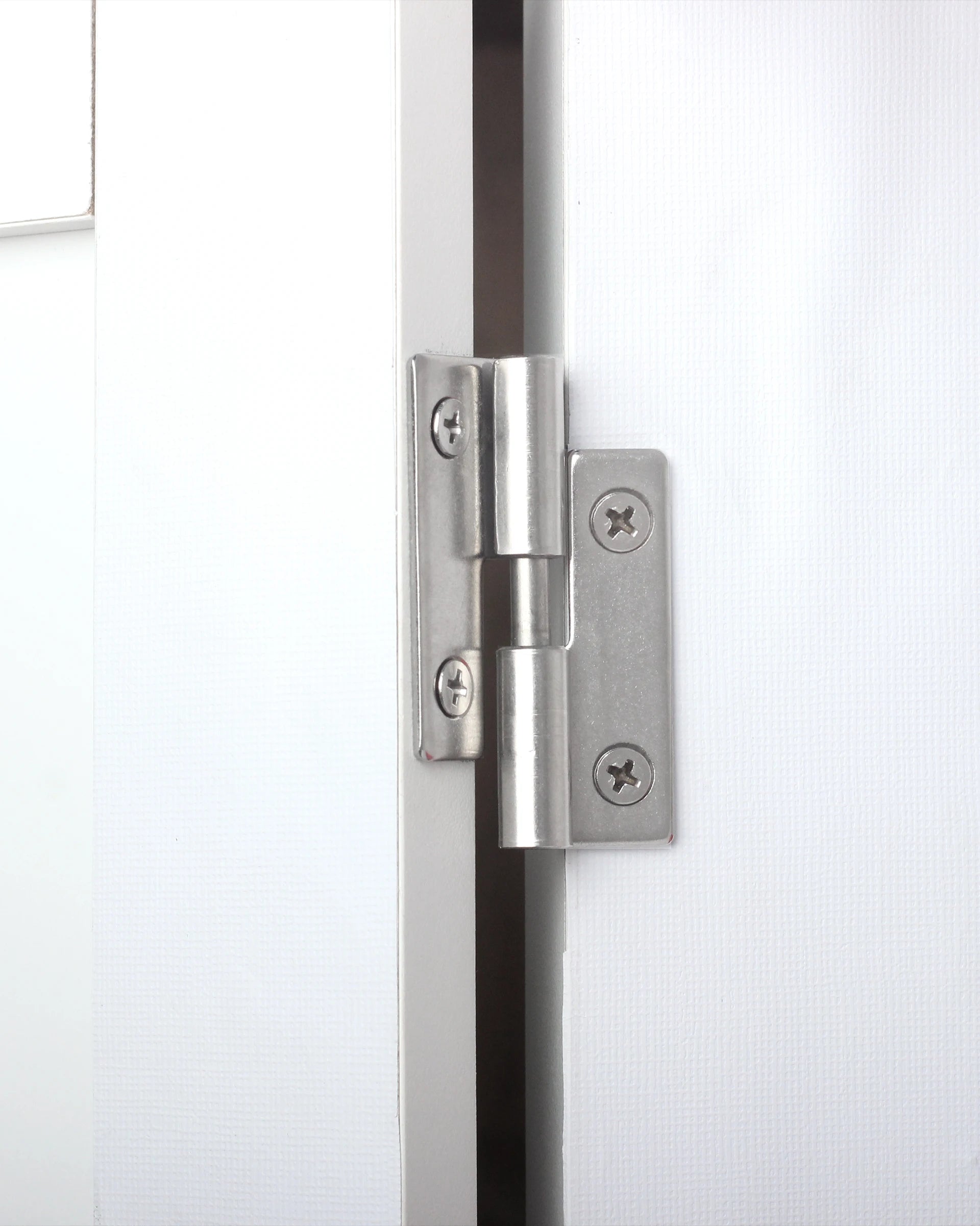 2PCS Stainless Steel Detachable Hinge 270 Degree Black Removable Wooden Furniture Door Hinges for Cabinet Cupboard Closet Box