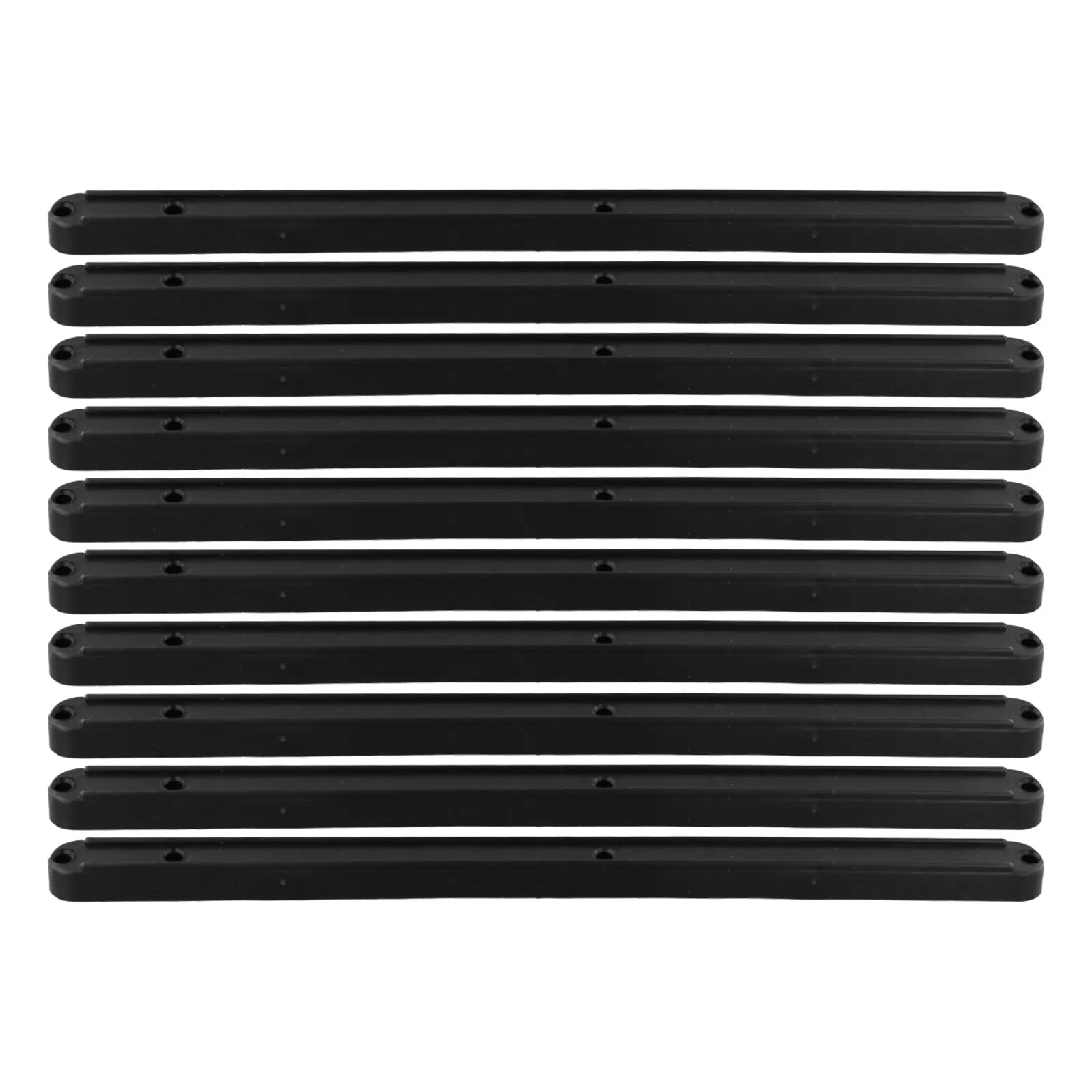10 Pieces Plastic Drawer Slides Replacement Draw Runners 180 235 298mm Suitable for Drawers and Cabinet Grooves