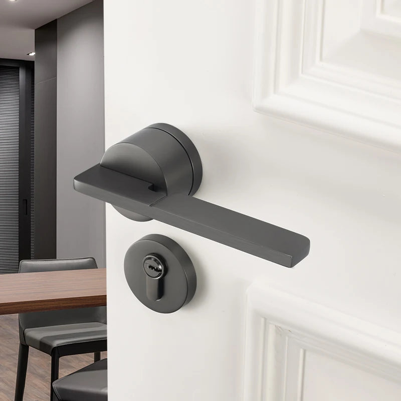 Bedroom Door Lock, Room Household Solid Wood Door Lock, Split Universal Silent Lock
