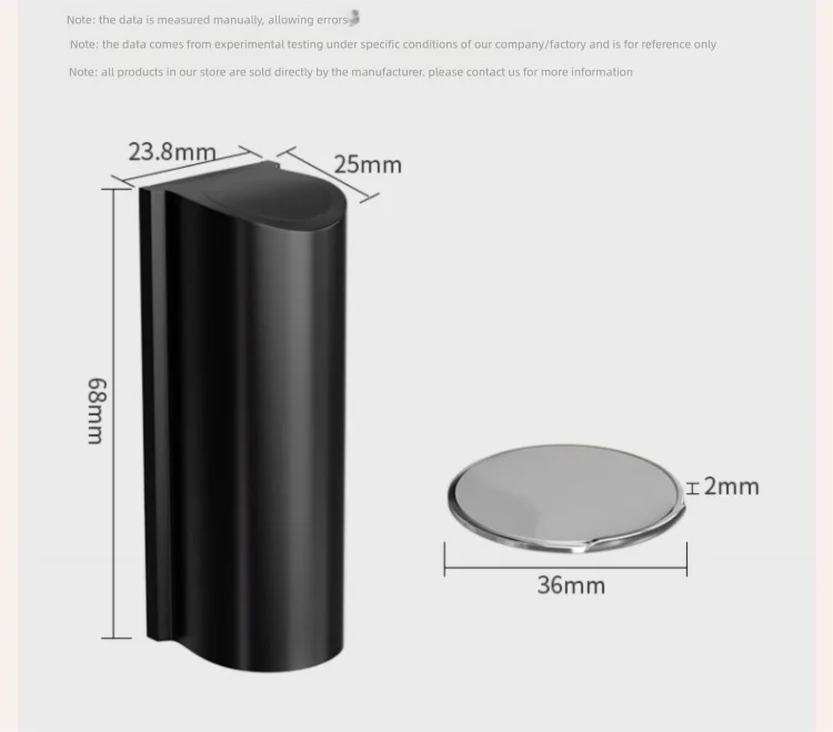 Magnetic Door Stopper -Avoiding Door Damage, Prevents Door Slamming Protects Walls For All Door Materials, Door Hardware