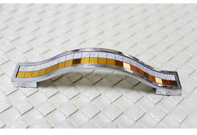 1PCS Modern Furniture Handles 96mm 128mm 160mm Kitchen Cabinet Drawer Door Handles Pulls Knobs Furniture Handles