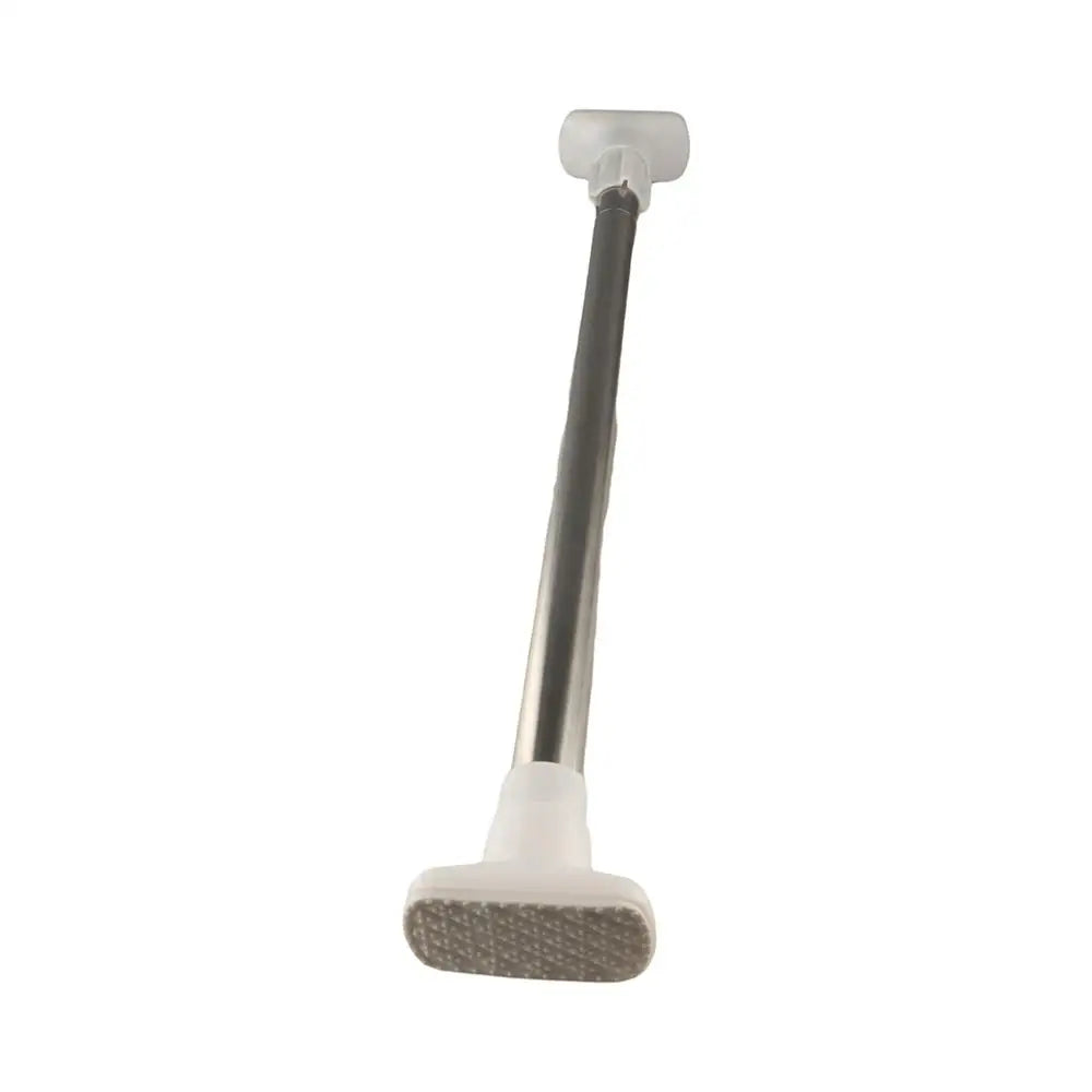 Strong Bearing Hanging No Drill Multi Purpose Clothing Rod Bracket Curtain Rail Pole Clothes Drying Hanger