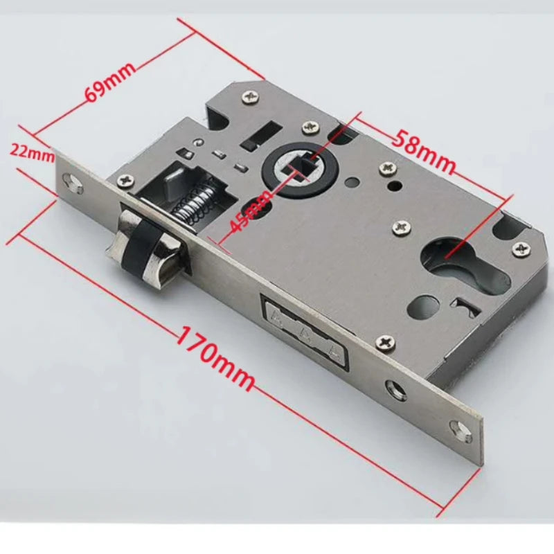 Bedroom Door Lock, Room Household Solid Wood Door Lock, Split Universal Silent Lock