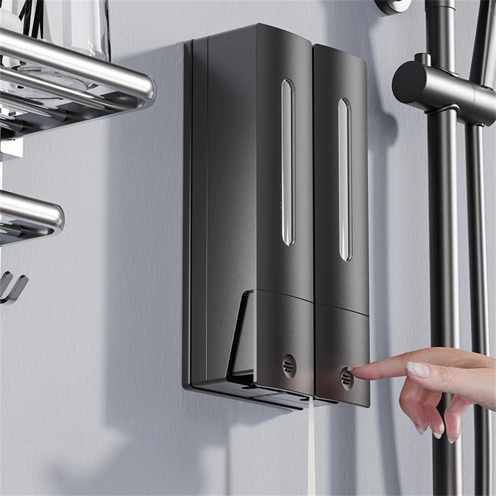 Bathroom Organization Bathroom Dispenser 265x135x65mm Easy Installation Method Upgraded Anti-slip Button Public Place Use