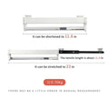 Pull-Out Closet Valet Rod Adjustable Wardrobe Clothing Rail Heavy Duty Top Mount Wardrobe Hanger Rack Bar Ball Bearing Slide