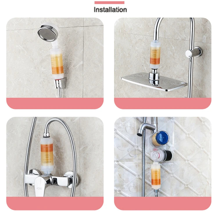 Bathroom Shower Water Filter Nourish Skin Vitamin C Shower head Fragrant Showrhead