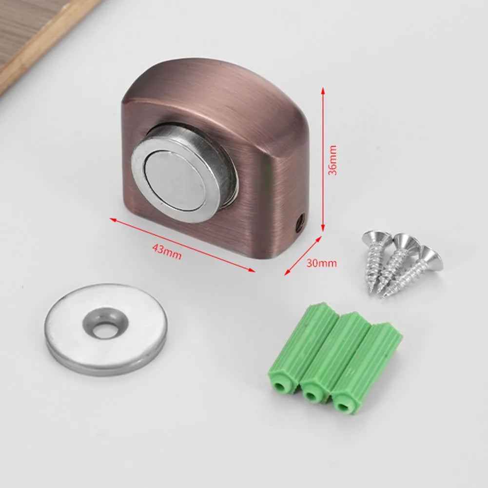 Door Holder Home Improvement Magnetic Door Stopper Easy To Install Modern Minimalist Design Reliable Manual Control