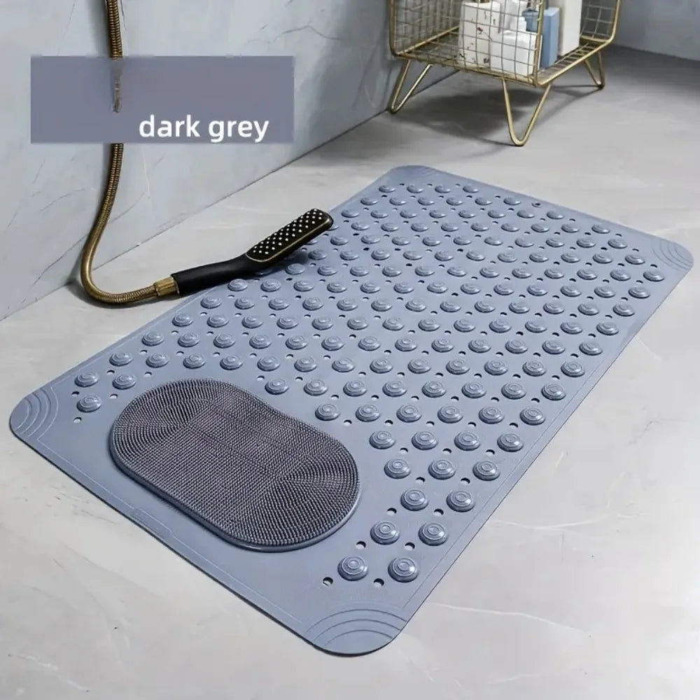 Shower Mat Hotel Quality for A Non-Slip Experience Luxury Anti-Slip Bath Mat with Suction Cups Bathroom Carpet
