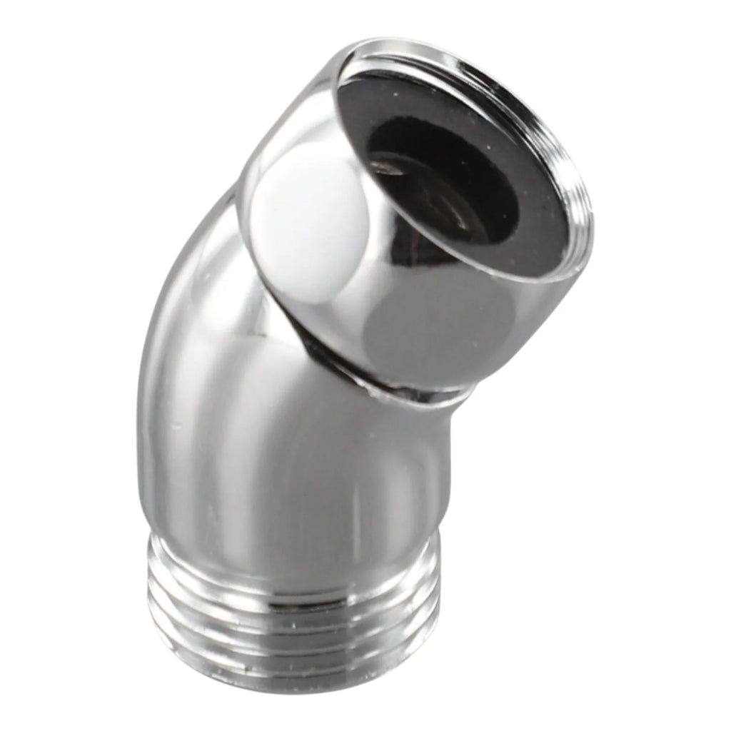 Bathroom Upgrade Chrome Hand Shower Connector Easy Install Shower Head Connector Stainless Steel Hassle-Free Setup