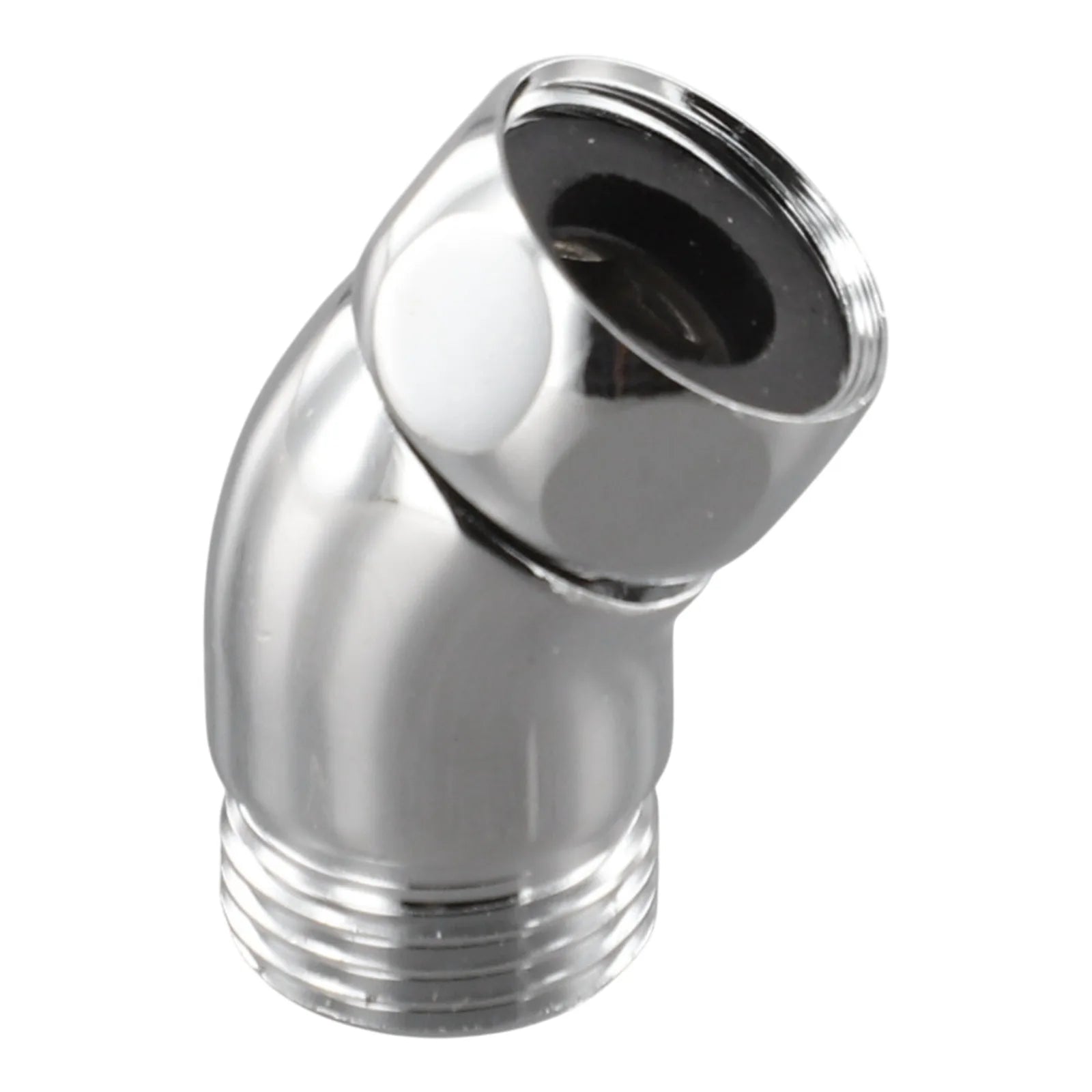 Bathroom Upgrade Chrome Hand Shower Connector Easy Install Shower Head Connector Stainless Steel Hassle-Free Setup