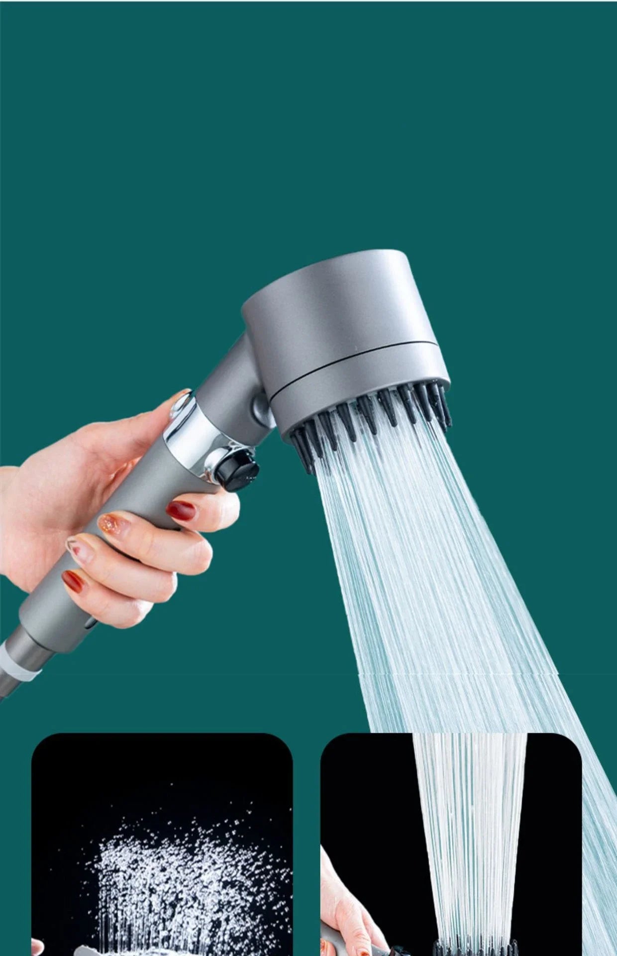 Shower Head High Pressure Head Rainfall High Preassure Water  Saving Bathroom Accessary Pressurized Nozzle Universal Adaptation