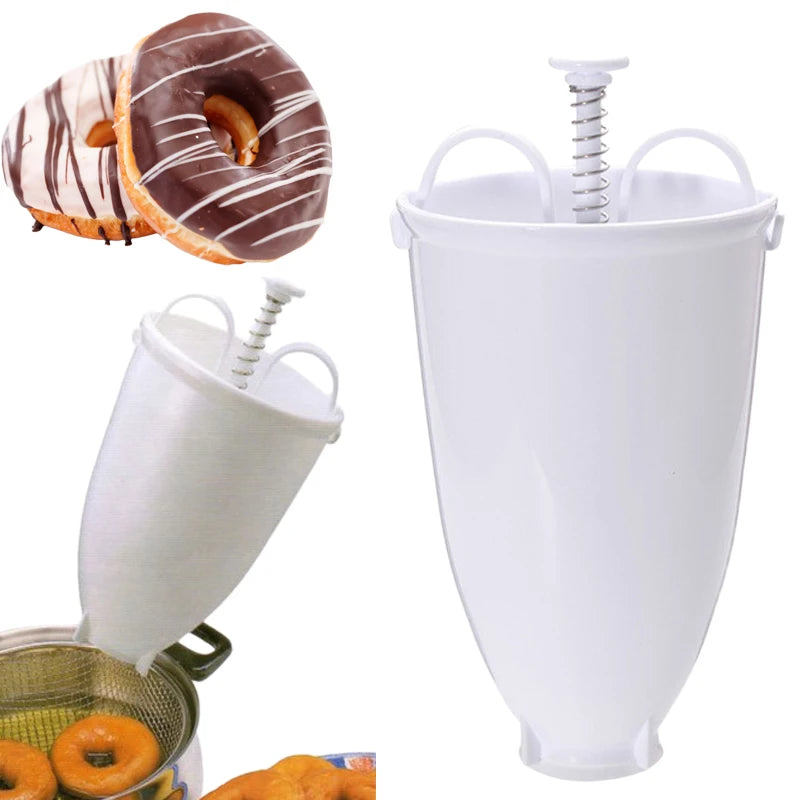 Hot Sale Donut Maker Donut Mould Easy Fast Manual Waffle Dispenser Doughnut Machine Arabic Waffle Plastic Lightweight Deep Fry