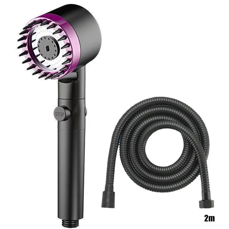 Three Speed Adjustment Bathroom Supplies Head Massage Portable Shower Filter Showers for Bathroom Accessories Showerhead Items