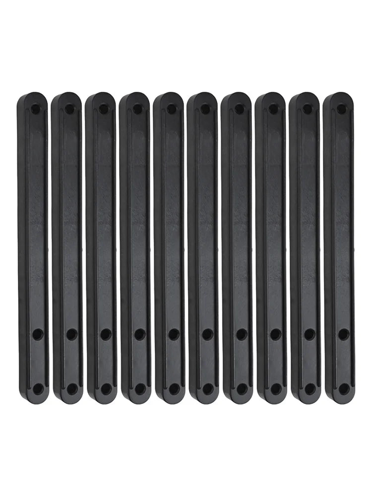 10 Pieces Plastic Drawer Slides Replacement Draw Runners 180 235 298mm Suitable for Drawers and Cabinet Grooves