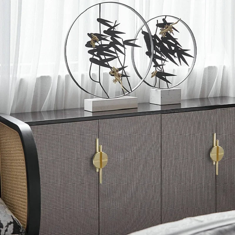 Modern Minimalist Semi-Circular Cabinet Handles - Luxury European Creative Pair Pulls for Wardrobe, Drawers & Furniture Cabinets