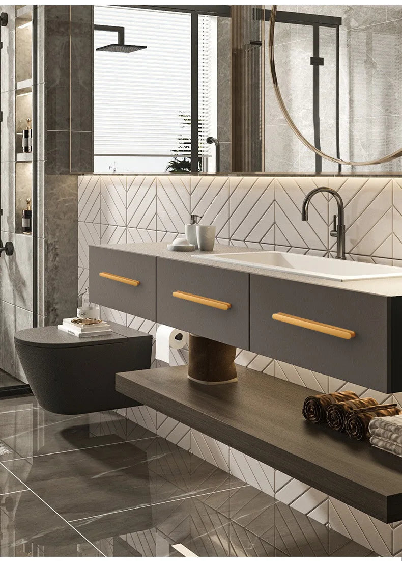 Modern Long Cabinet Handles Hidden-style Aluminum alloy Wardrobe Drawer Handle 800mm 1000mm Furniture Pulls