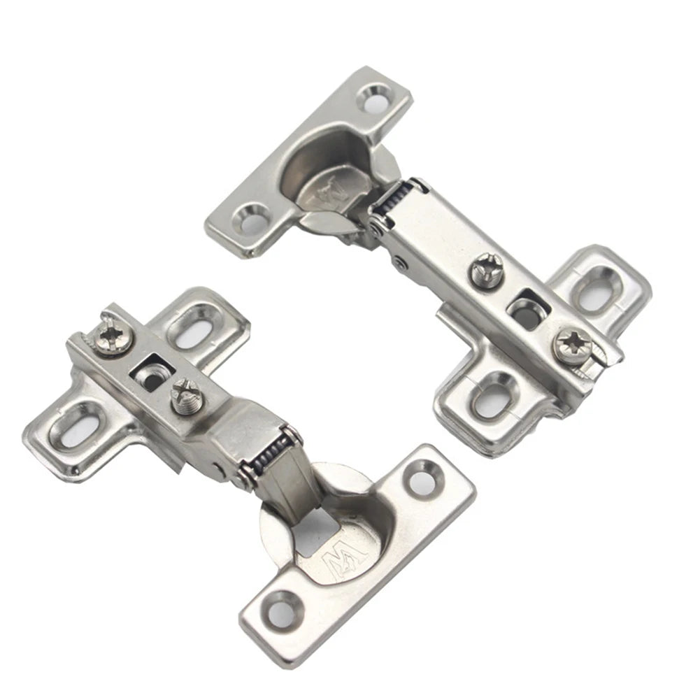2Pcs 25mm Small Furniture Hinge Soft Close Hydraulic Damper Hinge For Kitchen Cabinet Cupboard Door Hinges Buffering Hardware