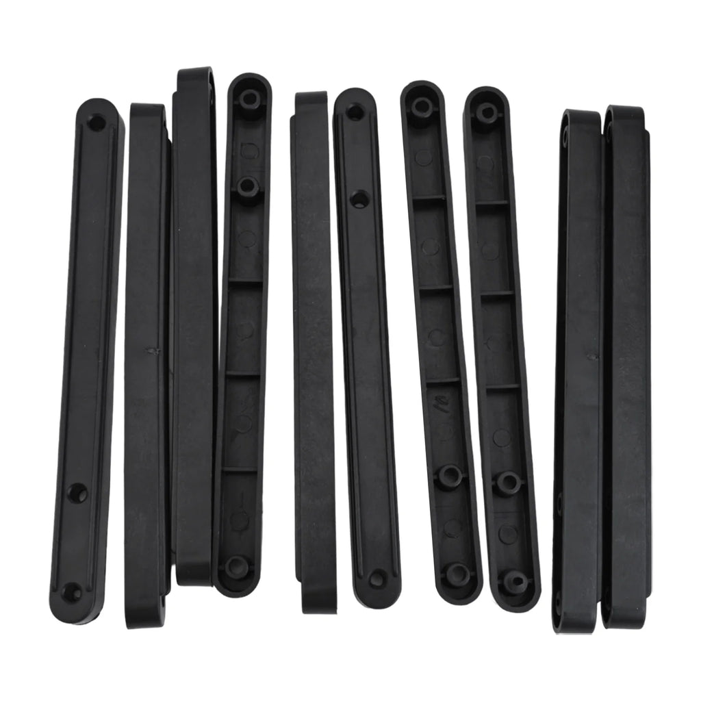 10 Pieces Plastic Drawer Slides Replacement Draw Runners 180 235 298mm Suitable for Drawers and Cabinet Grooves