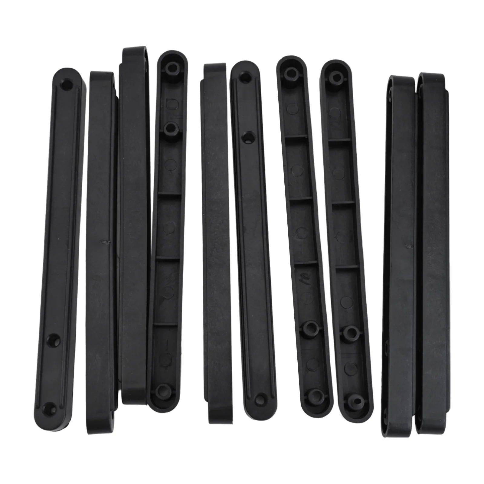 10 Pieces Plastic Drawer Slides Replacement Draw Runners 180 235 298mm Suitable for Drawers and Cabinet Grooves