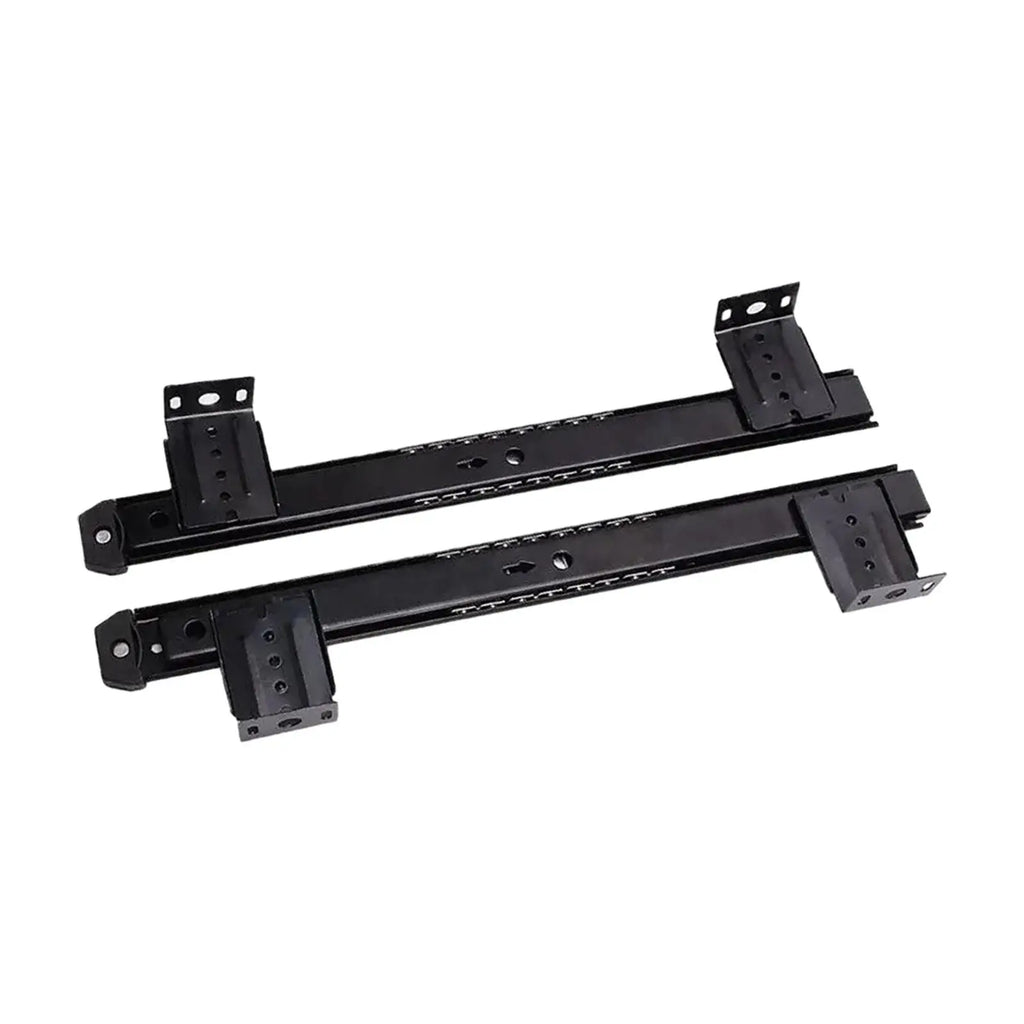 Under Desk Slider Track Keyboard Tray Slides Adjustable Sliding Cabinet Pull Out Keyboard Drawer Rail for Office Home Cabinet