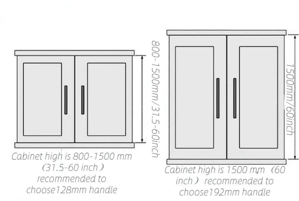 Simple Hidden Cabinet Handles  Kitchen Cupboard Door Pulls Elegance Long Handles Aluminum Alloy  Furniture Handle Hardware