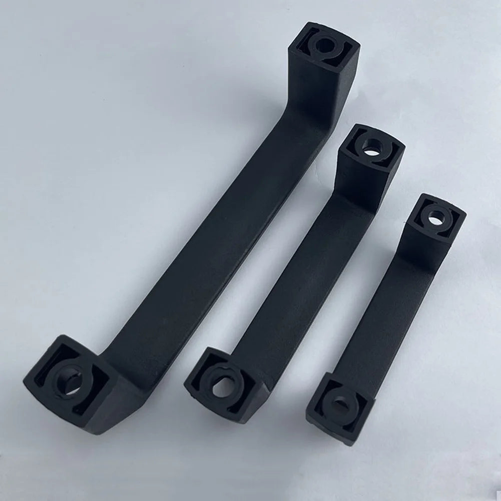 2PCS Cabinet Pulls Handles Furniture Handles Drawer Knob Black Plastic Industrial Cabinet Handles Wardrobe Knobs Hardware