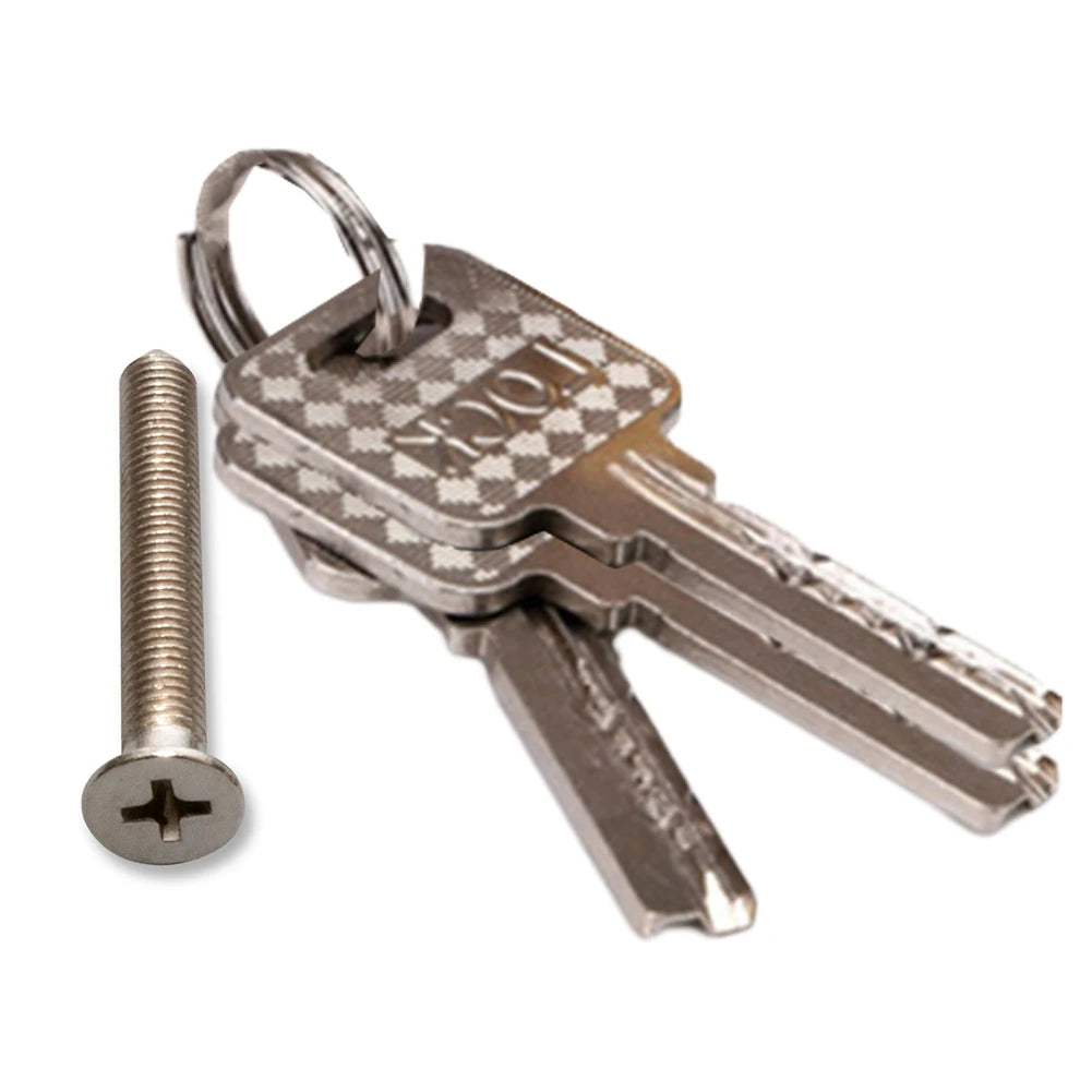 70mm Door Lock Cylinder 3 Keys Anti-Theft Entrance Gate Lock Home Security Interior Bedroom Household Improvement Hardware