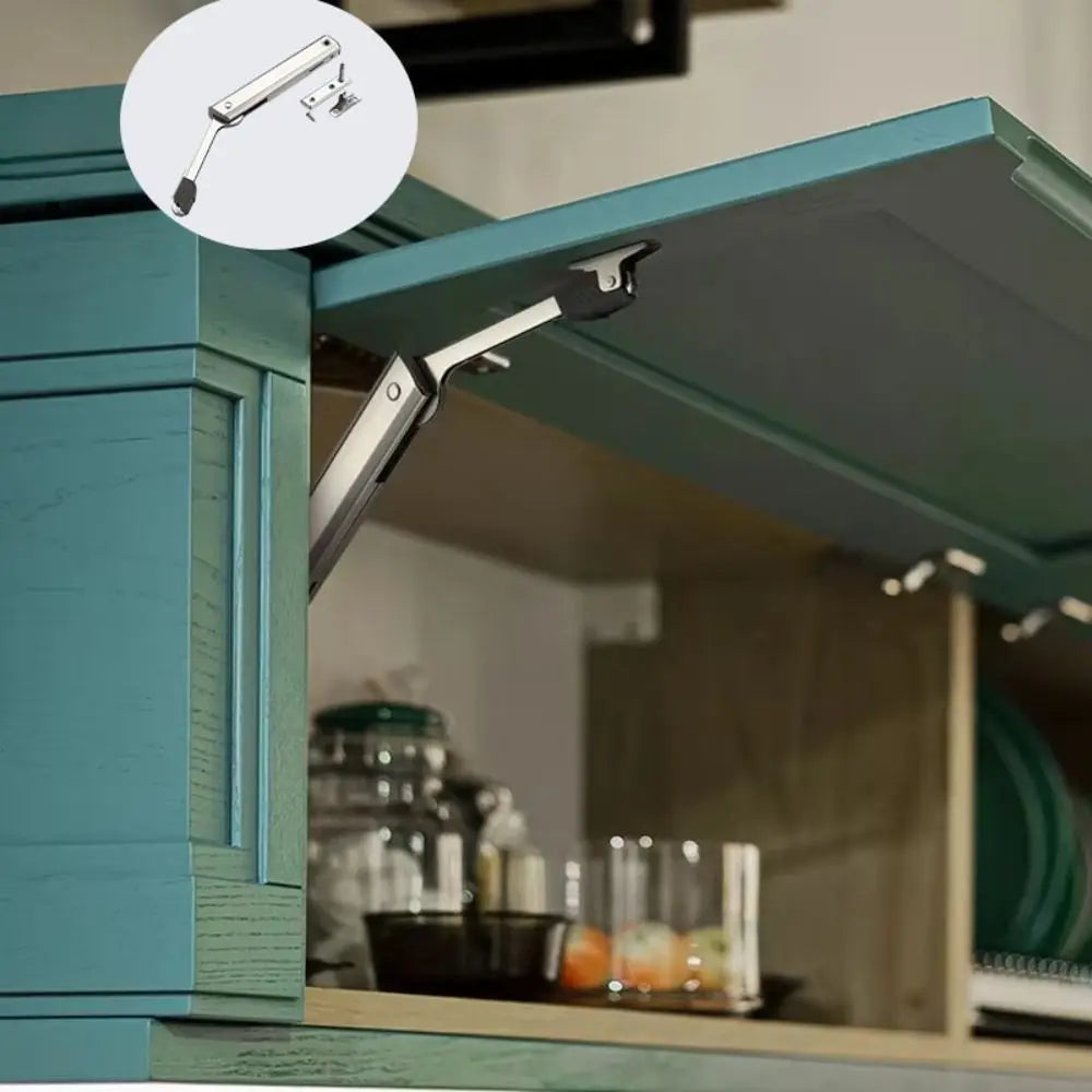 Heavy Duty Hydraulic Cabinet Hinge Adjustable Buffering Soft Closing Hinges Concealed Sturdy Gas Strut Cabinet Wardrobe Door