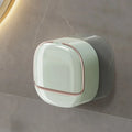Bathroom Drain Soap Box Wall Mounted ABS Soap Box with Lid Waterproof Soap Dish Dishes Storage Box Travel Organizer Case Storage