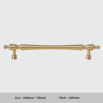 Modern /Solid Brass Furniture Handles for Cabinets and Drawers  Wardrobe Dresser Cupboard / Bedroom Drawers Knobs and Handles