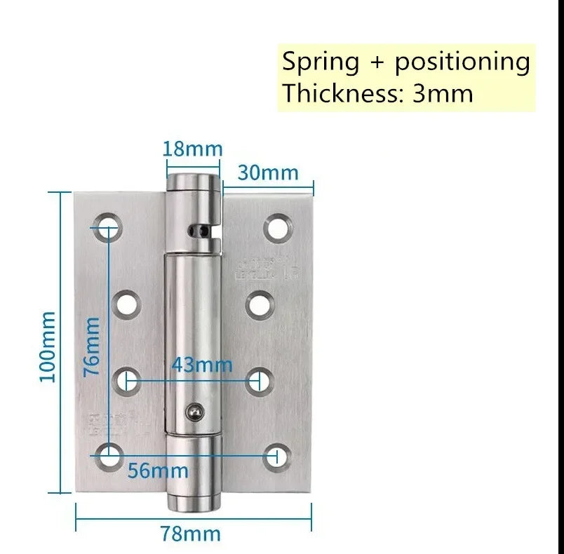 1Pc Stainless Steel Flat Hinge Kitchen Cabinet Doors Connecting Hinge Window Hinge Furniture Door Drawer Hardware Accessories