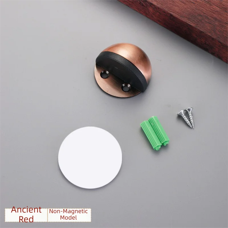 New No-Drill Magnetic Door Stopper - Silicone Anti-Collision Buffer for Glass & Bedroom Doors, Windproof Floor Mount