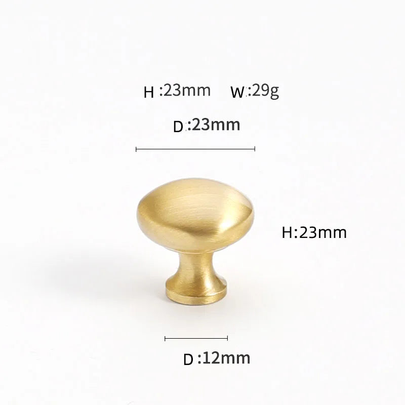 Brass Round Ball Furniture Handles Drawer Knobs Cabinet Gloden Wardrobe Door Pulls  Modern Minimalist Bathroom cabinet