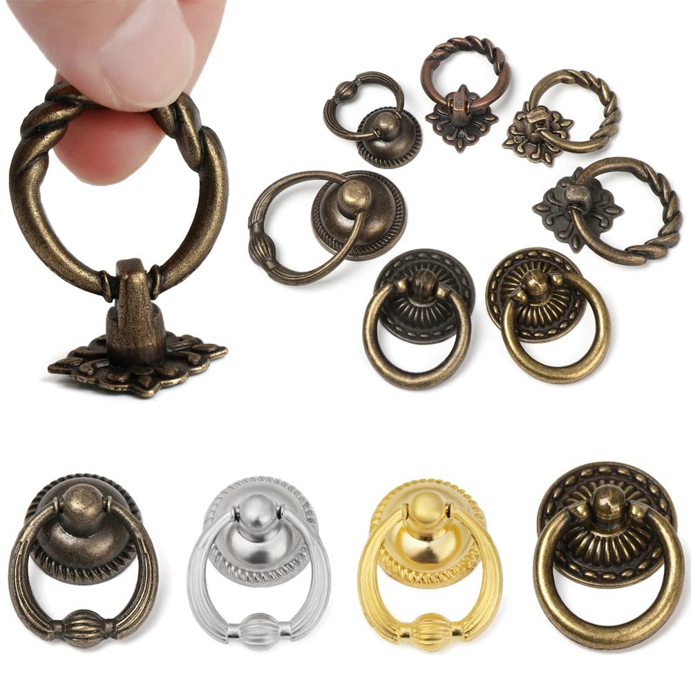 Decorative Cabinet Cupboard Pulls Handles Hardware Dresser Knobs Cabinet Knobs Ring Handles Furniture Handles Drawer Pull