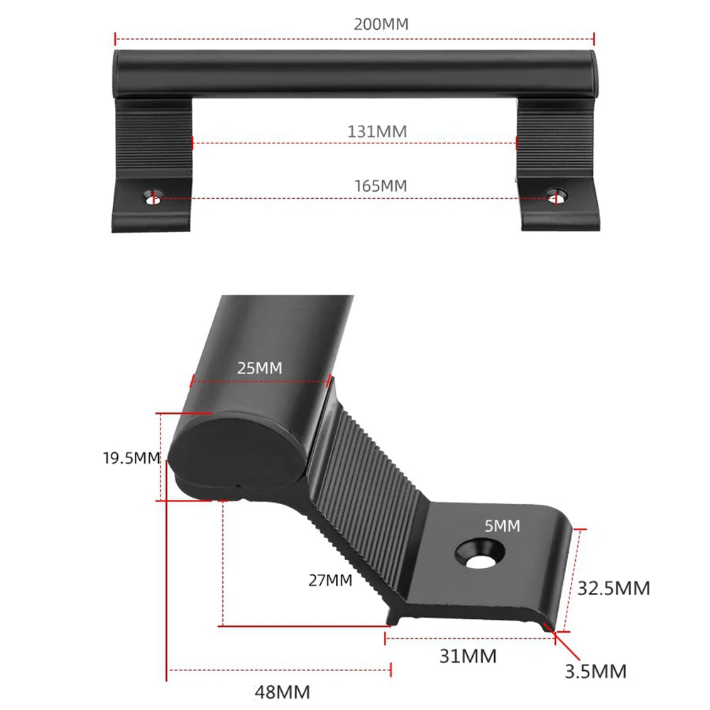 Heavy-Duty Aluminum Door Handles Window Door Handles Cabinet Pulls Kitchen Furniture Handles Hardware
