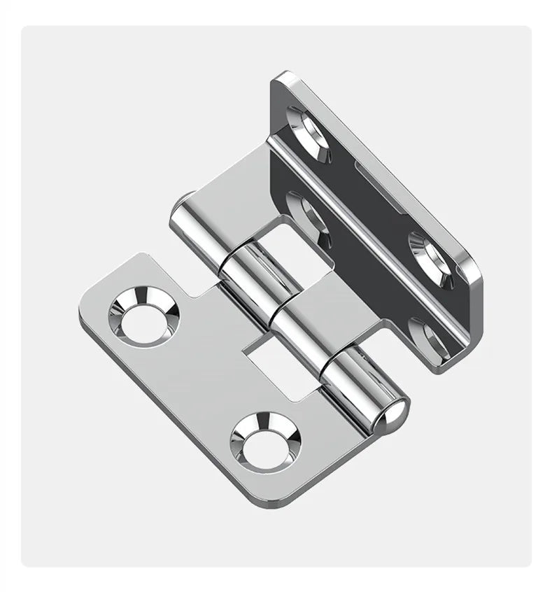 5pcs Stainless Steel 270 Degrees Opening and Closing Buffer Hinge Cabinet Door Mechanical Hinges Furniture Hardware with Screw