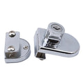New Glass Display Cabinet/Showcase Locks Zinc Alloy Single/Double Door No Need Drilling Easy To Install Home Tool