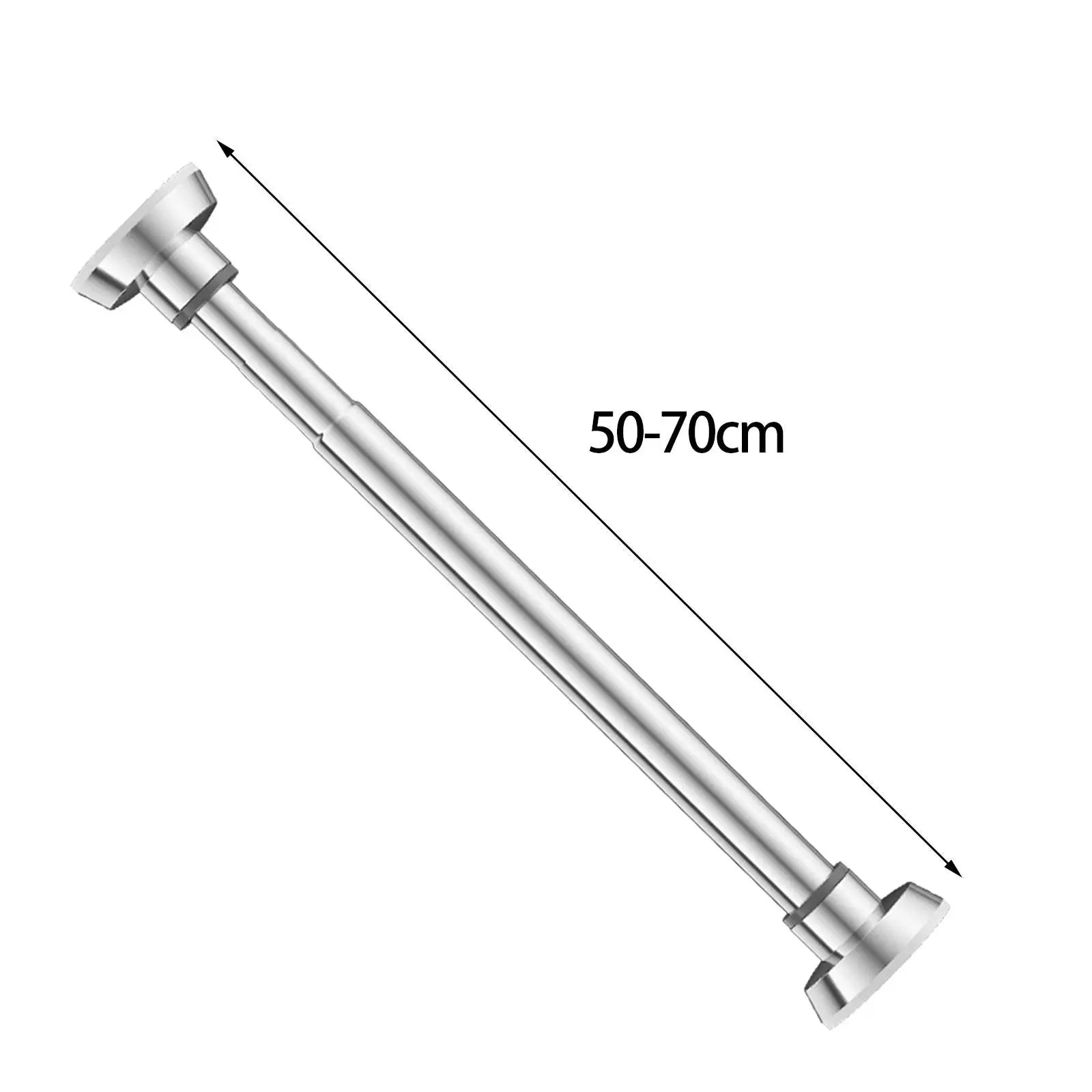 Clothes Rod Clothes Drying Rack Clothes Rack Curtain Rod Telescopic Clothing Rod for Bedroom Closet Laundry Room Home Wardrobe