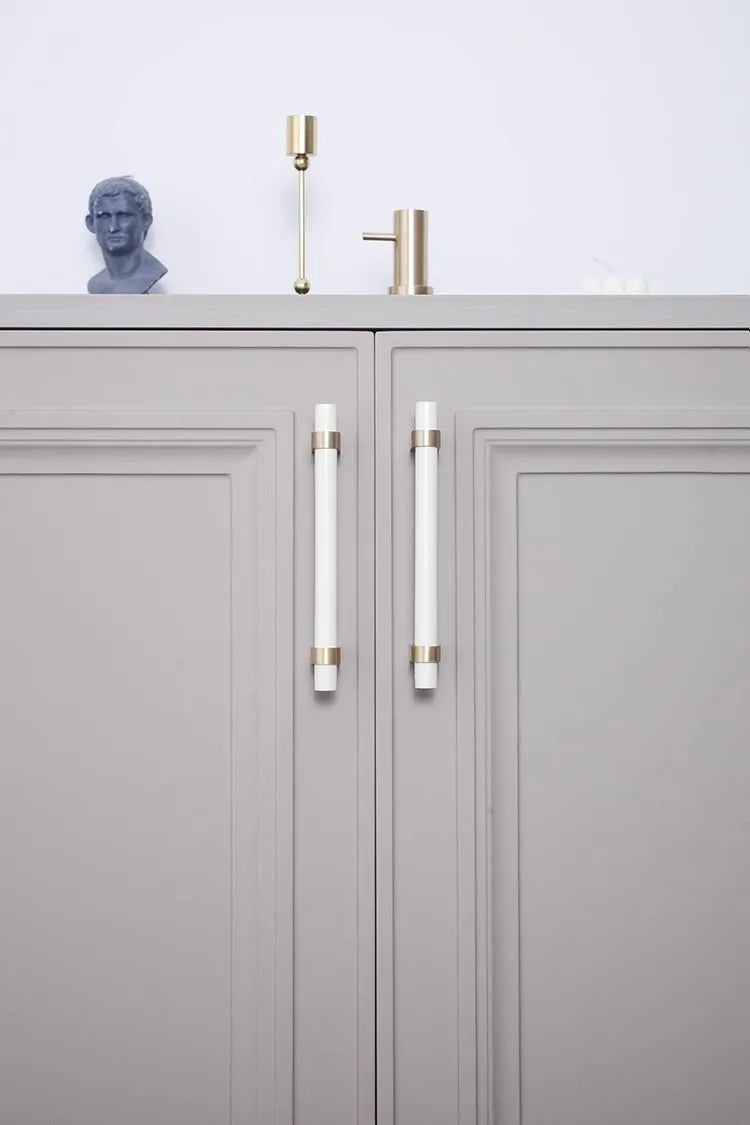 Wooden Cabinet Handles Pink White Drawer T Bar Knobs For Children's Room Brass Bookcase Wardrobe Pulls Modern Furniture Hardware
