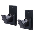 2Pcs Wall-mounted Curtain Rod Holders Heavy-duty Adjustable Curtain Hanging Hooks with Screws Practical Curtain Rod Support
