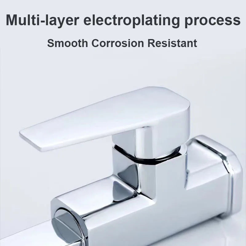 Kitchen Sink Faucet Copper alloy Bathroom Basin Faucet  Sink Tap Mounted Deck Bathroom Hot And Cold Water Mixer Tap