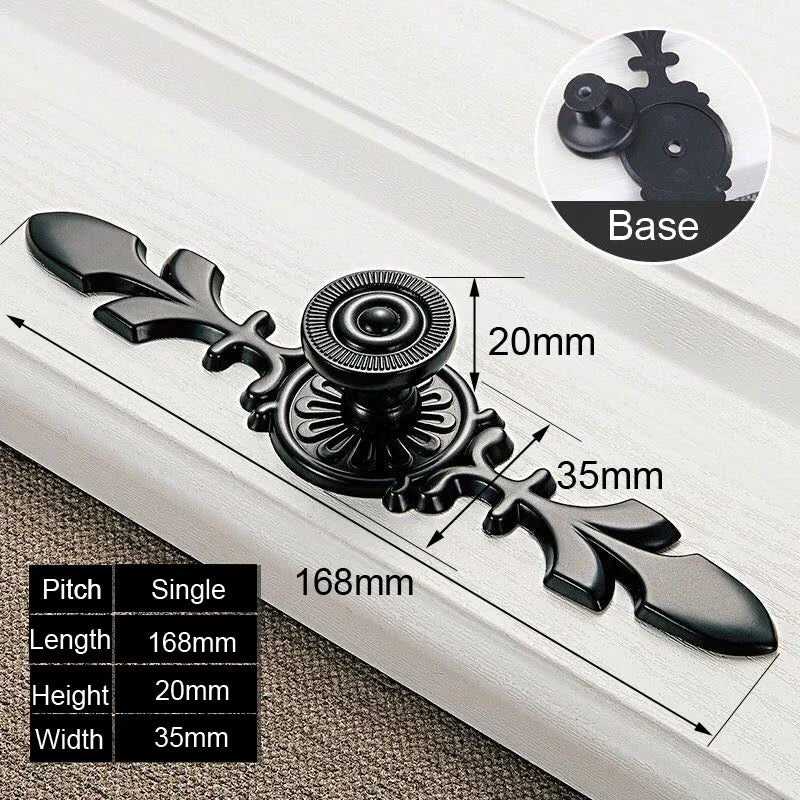Black Handles for Furniture Cabinet Knobs and Handles Kitchen Handle Drawer Knobs Cabinet Pulls Cupboard Handles Knobs