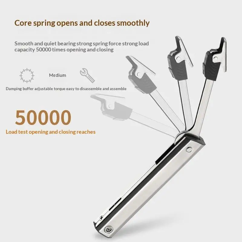 Kitchen Cabinet Hydraulic Hinge Heavy Duty Adjustable Door Support Soft Close Lift Up Randomly Stop