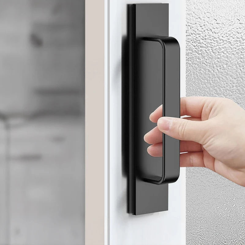 Suction Cup Glass Door Handle - No Drill Universal Pull Handle for Sliding Doors, Cabinets & Windows, Easy Install Drawer Handle