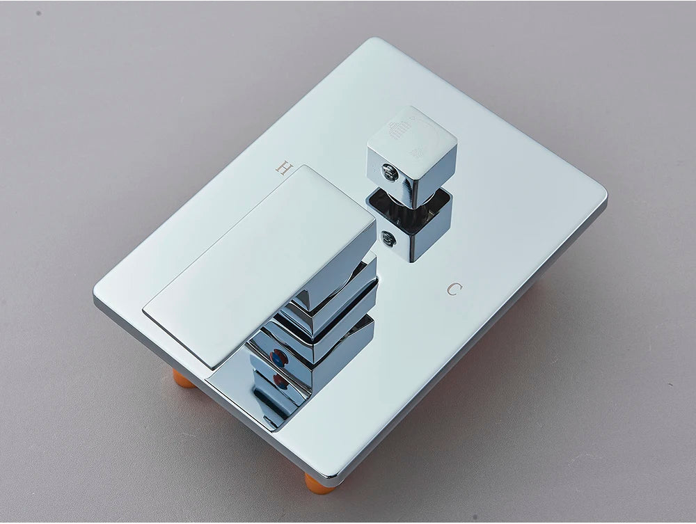 Bathroom Faucet Chrome Rain Shower Head Shower Faucet Wall Mounted Bathtub Bath Mixer Tap Beauty Bathroom Set Shower System