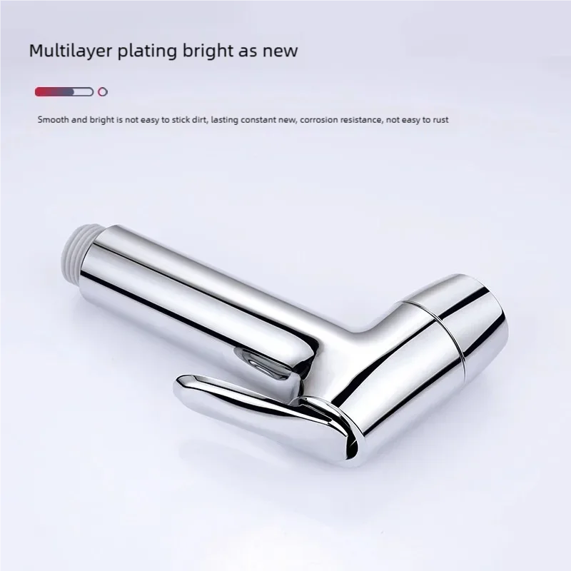 Bathroom accessories, handheld water toilet, dispenser, sprayer, flexible spring shower head, explosion-proof hose, cleaning set