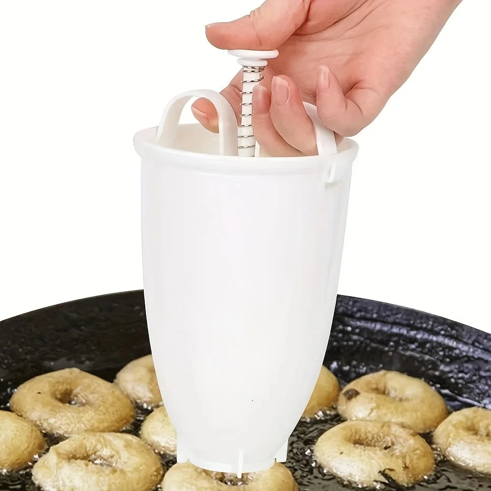 Hot Sale Donut Maker Donut Mould Easy Fast Manual Waffle Dispenser Doughnut Machine Arabic Waffle Plastic Lightweight Deep Fry