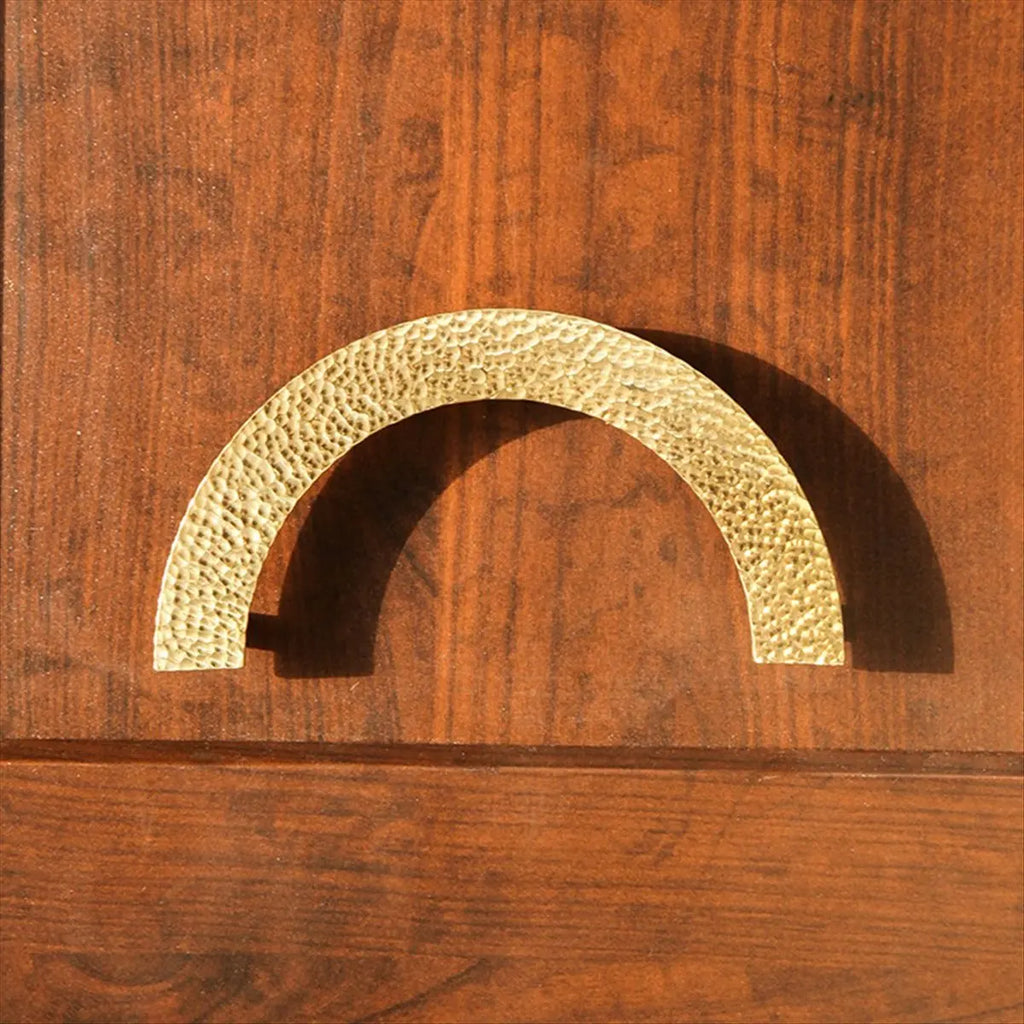 *ABDH Hand-hammered semi-circular cabinet door handles Table drawer handles Modern handles furniture hardware accessories B