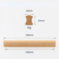 Cabinet Doors Cabinets Drawers Solid Wood Handles Minimalist Beech Wood Walnut Wood Wardrobe Wooden Furniture Handles