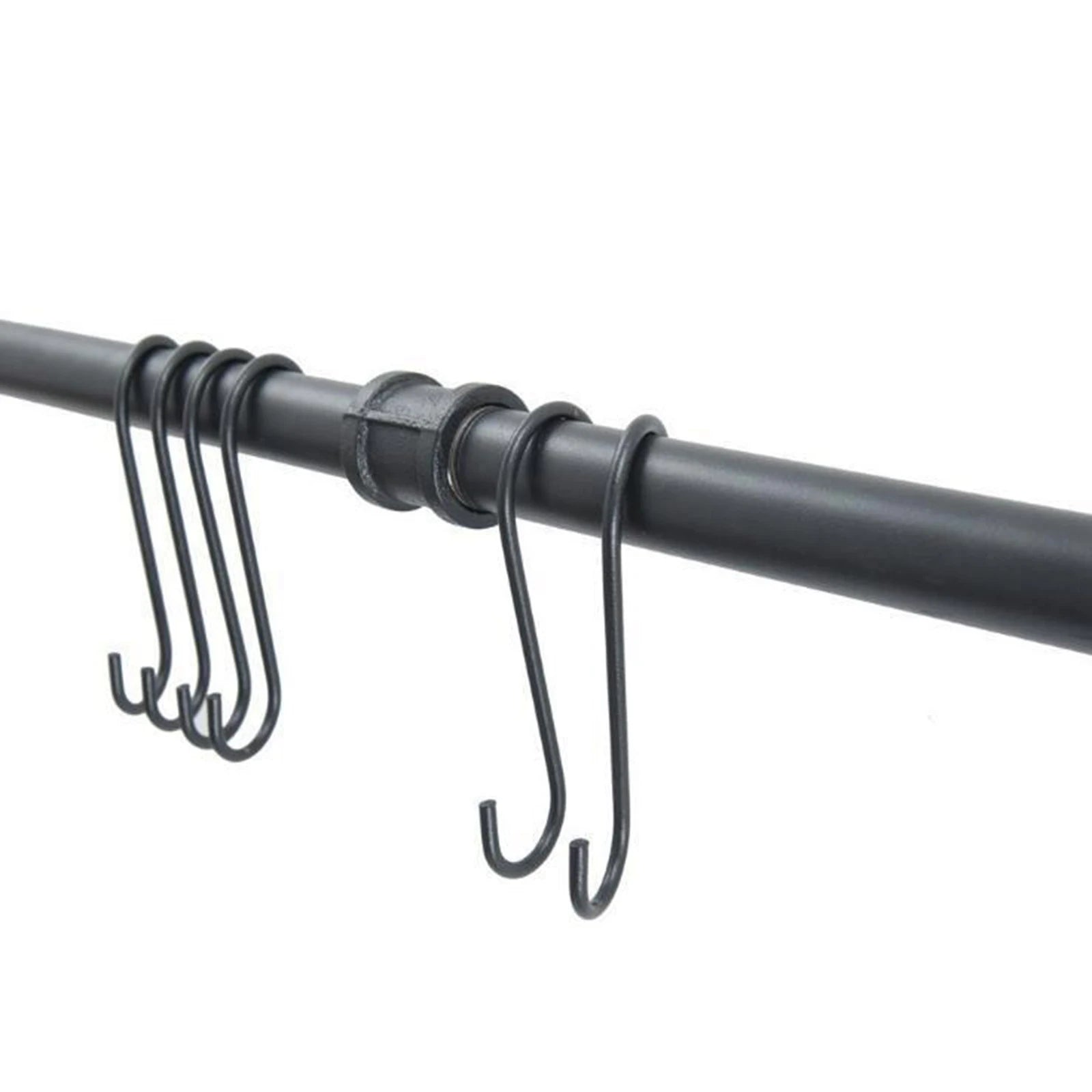 Kitchen Hook Hanging Rod Rack Punching Multi-functional Spatula Storage Wall-mounted Rack Kitchenware Bathroom Home  Big Storage